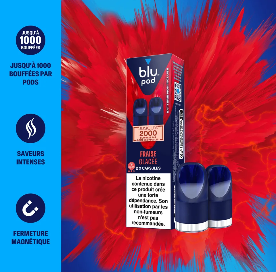 Kit Blu Box avec sa capsule Blu Pod préremplie